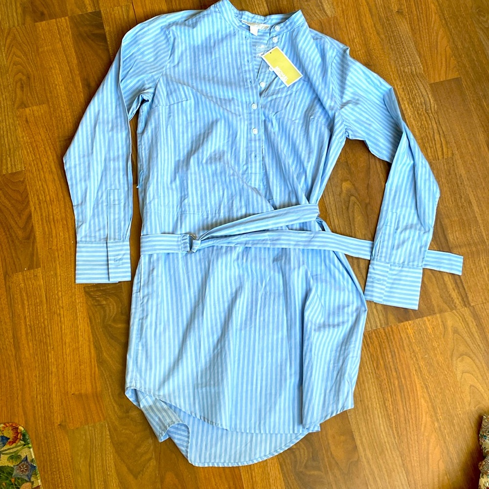 Michael Kors shirt dress with belt - size M